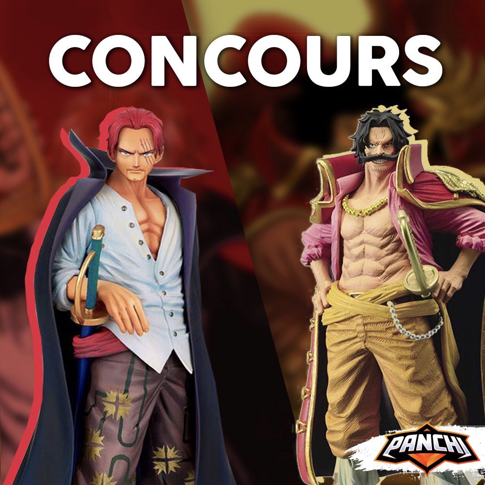 animeofr's tweet photo. Gros Concours 🎁
Animeo News X Panchi

2 figurines One Piece a gagner ! Shanks &amp; Roger 🔥

Pour participer : 
🔁 RT le tweet
✅ Follow @PanchiAnime &amp; @AnimeoNews

TAS le 8 septembre https://t.co/MJSlh1MN0U