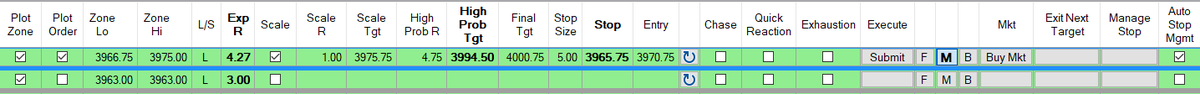 eminiplayer's tweet photo. Zone Fade setup off the 3966.75-3975 Zone was good for 3-5R depending on your specific entry/stop/exit.
Screenshot from Vulcan Trader for reference (Mid-zone entry).
$ES_F #EminiPlayer #VulcanTrader https://t.co/Wea5AU0cew