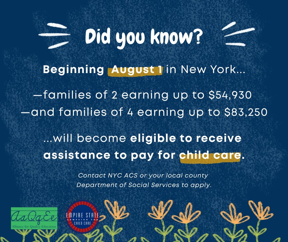 Empire State Campaign for Child Care tweet media