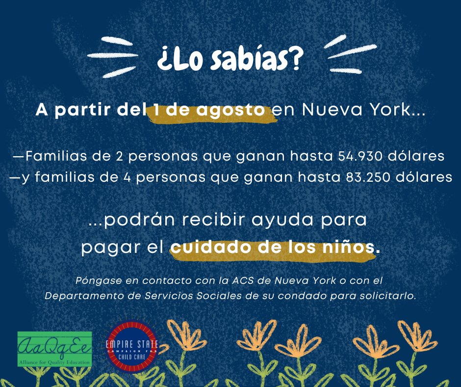 Empire State Campaign for Child Care tweet media