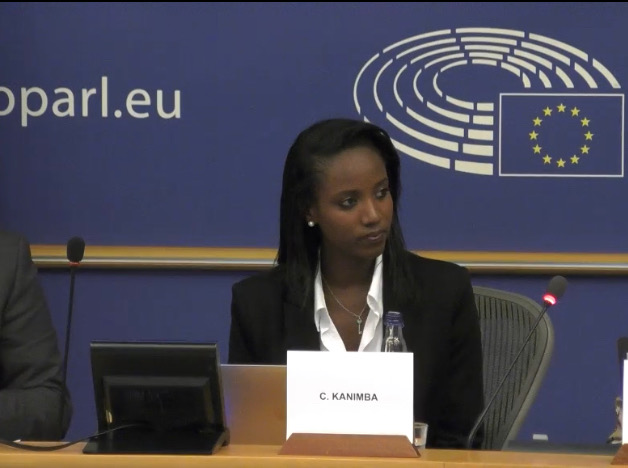 TreRusesabagina's tweet photo. Join @ckanimba at the @Europarl_EN where she spoke on being targeted with #Pegasus by the Rwandan government, their practice of Transnational Repression &amp; it’s impact on global efforts to @freethehero from wrongful detention in #Rwanda. https://t.co/YqNTgLBefT https://t.co/eAwR0B5rNL