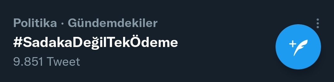#SadakaDeğilTekÖdeme
Haydi canlar devam