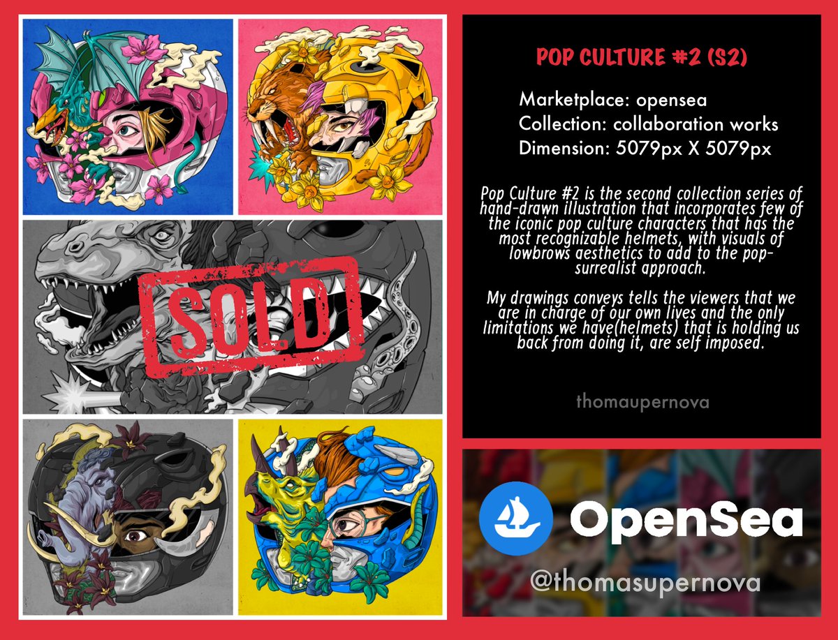 my currently available NFT collection on Foundation &amp; Opensea :) 
⚡️"strange, strange world"⚡️ 
foundation.app/@thomasupernov…

⚡️"world without borders"⚡️ 
foundation.app/@thomasupernov…

⚡️"popculture#2 - s2⚡️
opensea.io/collection/pop…

#NFTdrops #nftcollector #nftcommunity #OGcollective #NFTs