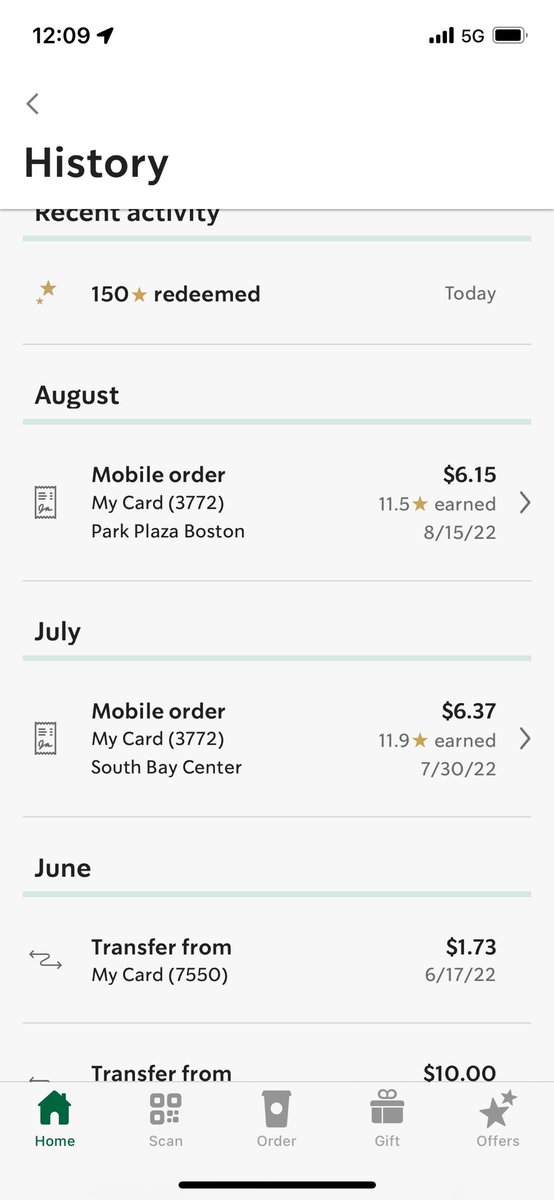 Shan_Hurley's tweet photo. @Starbucks Same drink, two weeks apart…$9 for one grande drink… https://t.co/UEU6D2PllA