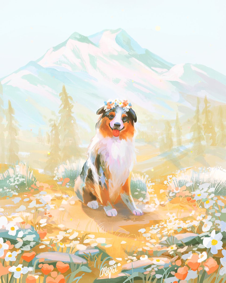 「All of Doggust  」|Maxine Vee ☁️のイラスト