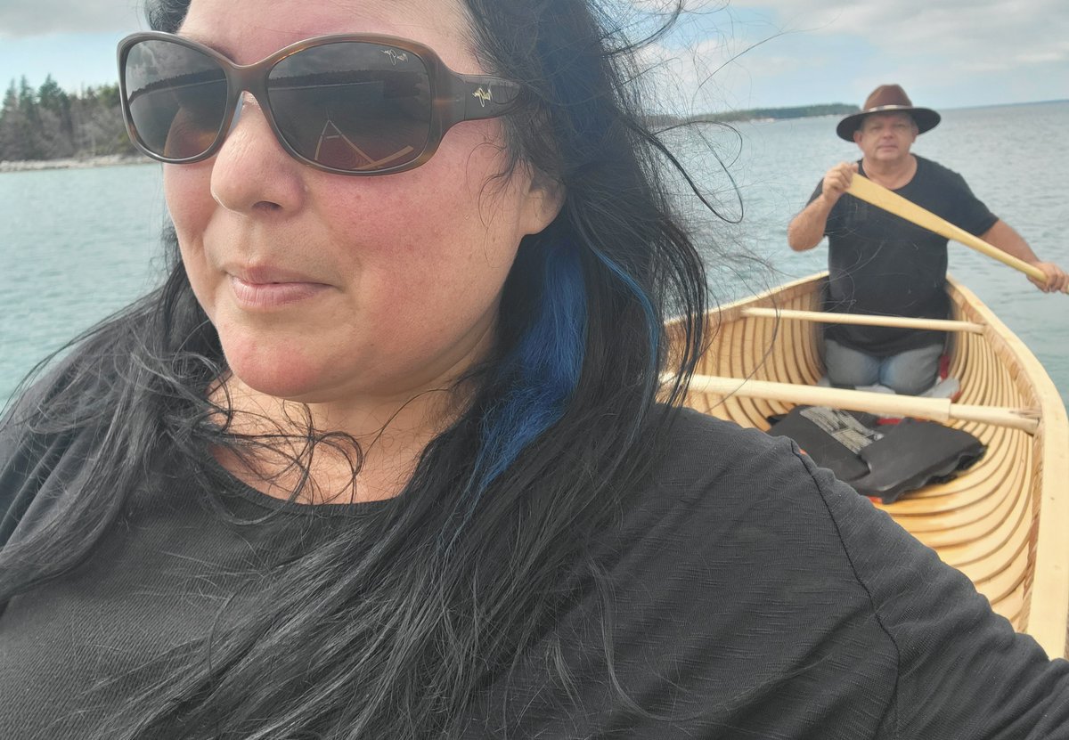 Mel7Labrador's tweet photo. Carter's Beach. How long ago was an #ocean #canoe paddling these waters where my ancestors lived? The shorelines are filled with their memories &amp; the ocean is the songs they sung. #kespukwitk #birchbark #canoe #mikmaq #lnu #labradorfamily @ParksCanada @ParksCanada_NS #protectthis https://t.co/RBcHmX74W7