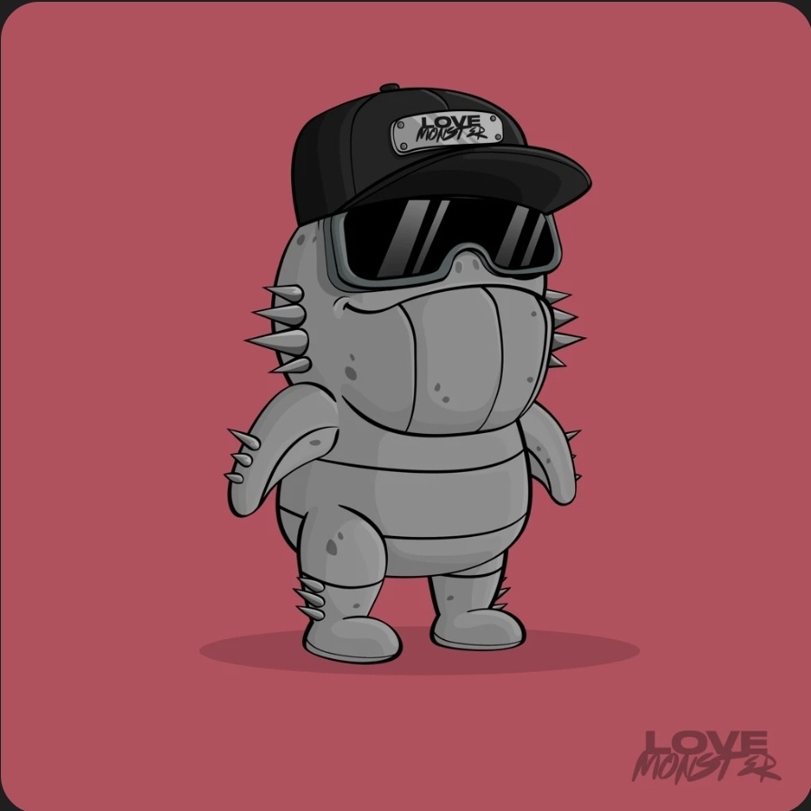 varshtrix's tweet photo. Meet super cool lukoy! @LoveMonsterNFT #LoveMonsterNFT https://t.co/BZH9rGCsrP
