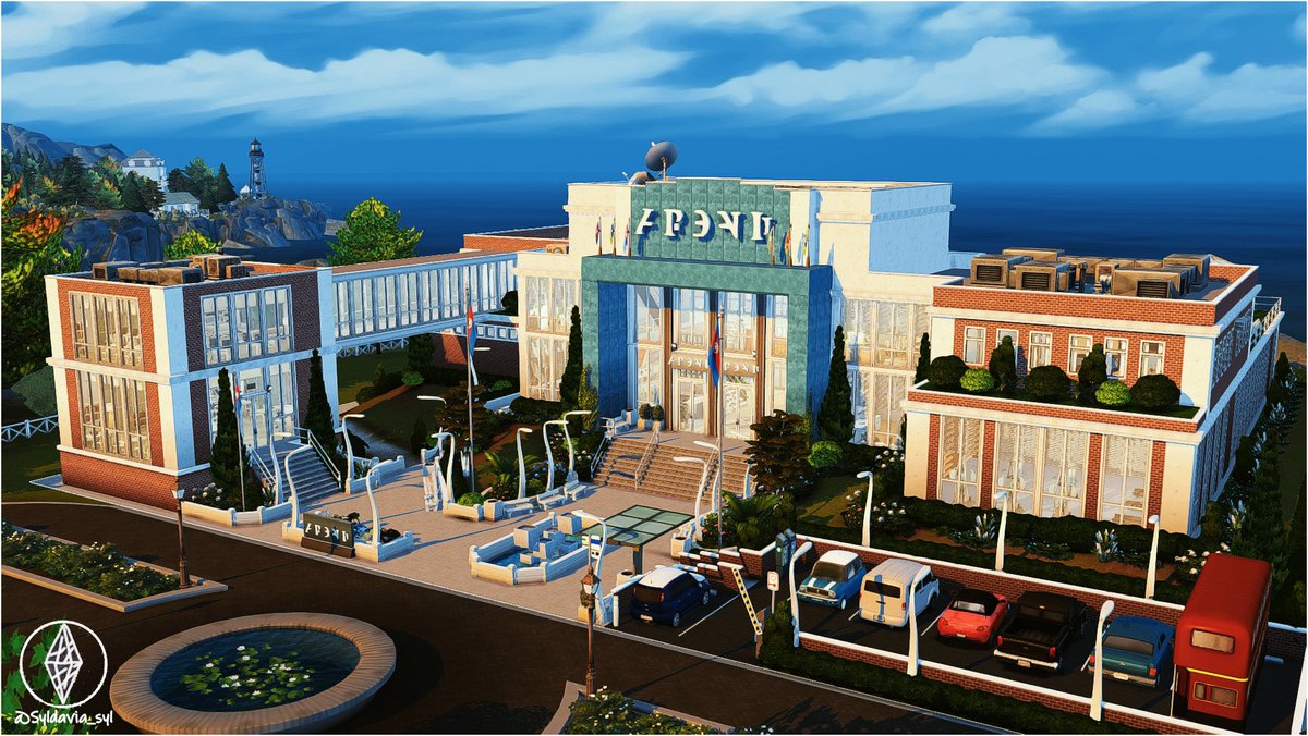 Syldavia_syl's tweet photo. Construí un instituto sin el pack #HighSchoolYears 😂 debería funcionar poniendo los objetos obligatorios. Tengo una versión con cc. Si consigo el pack lo resubo.
Se llama HIGH SCHOOL disponible en #TheSims4Gallery ID Syldavia_syl
#ShowUsYourBuilds #SimsCreatorsComunity https://t.co/4TFRfAuevC