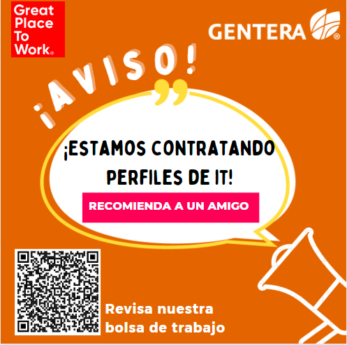 anakml98's tweet photo. Hola hola comunidad de #IT ¡En @Gentera Seguimos #contratando #perfilesIT!
Escanea el QR y entra a nuestra bolsa de trabajo #Gentera e ingresa como palabra clave "IT" para ver todo el catálogo de posiciones:
Entre otros perfiles ingresa a: https://t.co/seBaLyVSPt https://t.co/DkukHQDpVB
