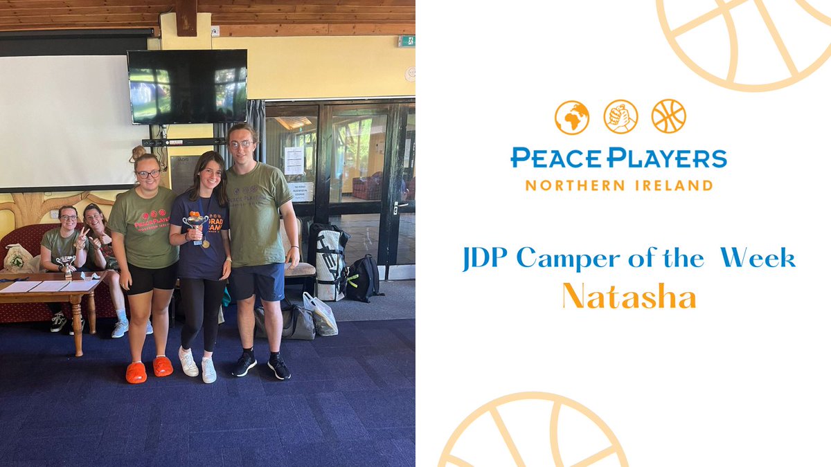 peaceplayersni's tweet photo. Congratualtions Natasha and Xena on recieving campers of the week for their sportsmanship, leadership, teammwork and positivity on and off the court π
#Basketball #Leadership #ItsCoolToBeAPeacePlayer https://t.co/RTEv0dm9c6