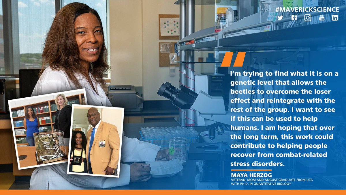 UTA Science (@utascience) on Twitter photo While most are finalizing fantasy football rosters, <a href="/UTABiologyDept/">UTA Biology</a> Ph.D. Maya Herzog lived a football fantasy - starting with a surprise visit from <a href="/dallascowboys/">Dallas Cowboys</a> HOF Charles Haley and a trip to Canton for the <a href="/ProFootballHOF/">Pro Football Hall of Fame</a> game.
#MaverickScience
๐๏ธ uta.science/herzognfl While most are finalizing fantasy football rosters, <a href="/UTABiologyDept/">UTA Biology</a> Ph.D. Maya Herzog lived a football fantasy - starting with a surprise visit from <a href="/dallascowboys/">Dallas Cowboys</a> HOF Charles Haley and a trip to Canton for the <a href="/ProFootballHOF/">Pro Football Hall of Fame</a> game.
#MaverickScience
๐๏ธ uta.science/herzognfl
