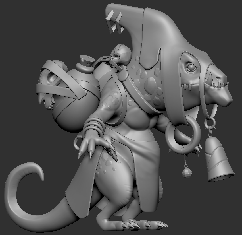 Sneak-peek of something I'm working on at the moment... #WIP #Zbrush #CharacterModel #ZbrushSculpt