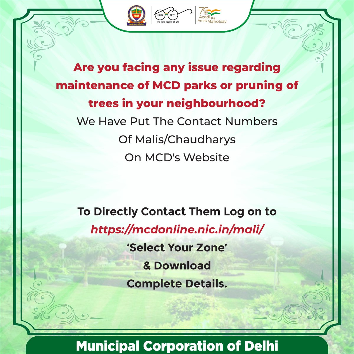 Municipal Corporation of Delhi tweet media
