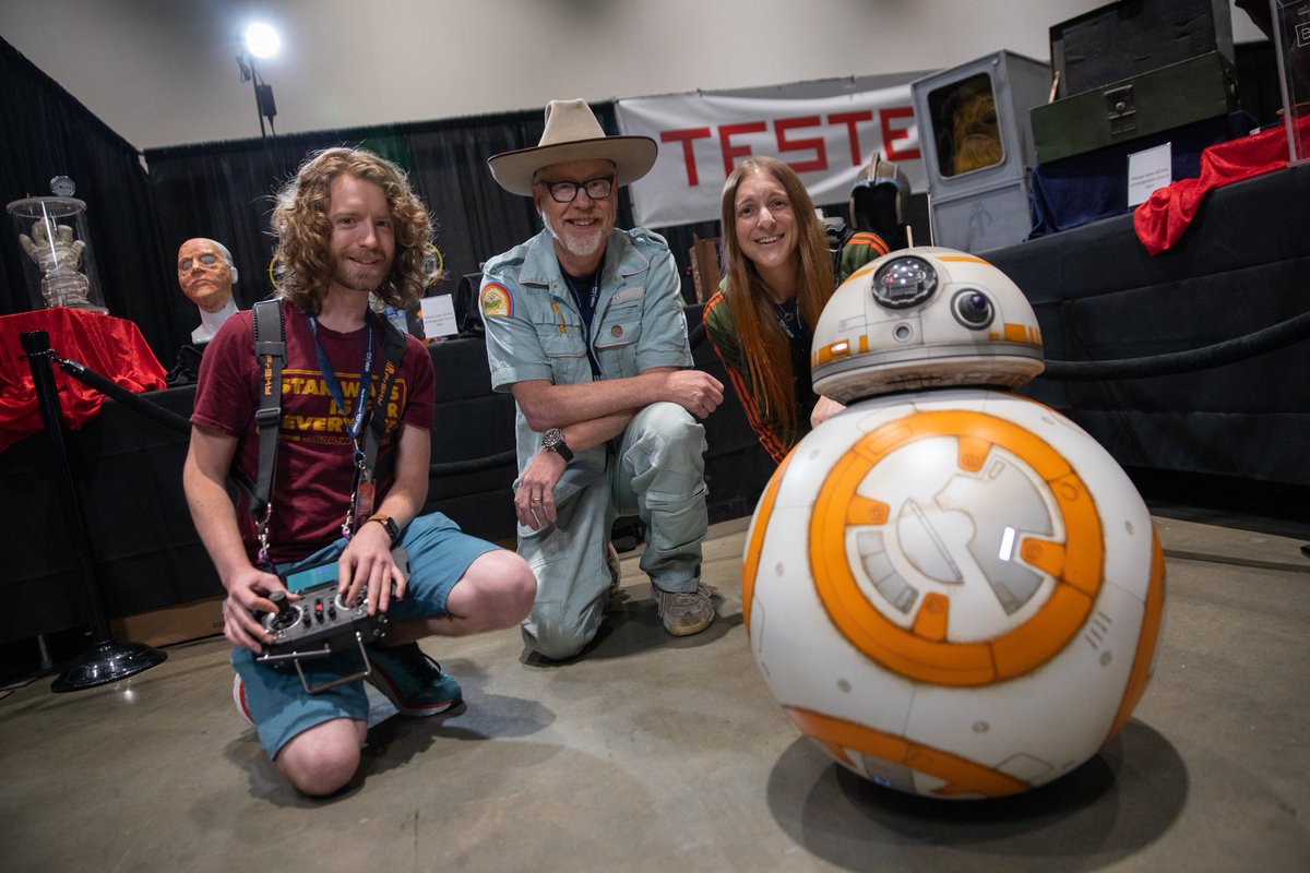 <a href="/clstr0ud/">Chris Stroud</a> and I were incredibly honored to meet @therealadamsavage at #siliconsj this past weekend! Thank you for letting us share BB-8 with you.