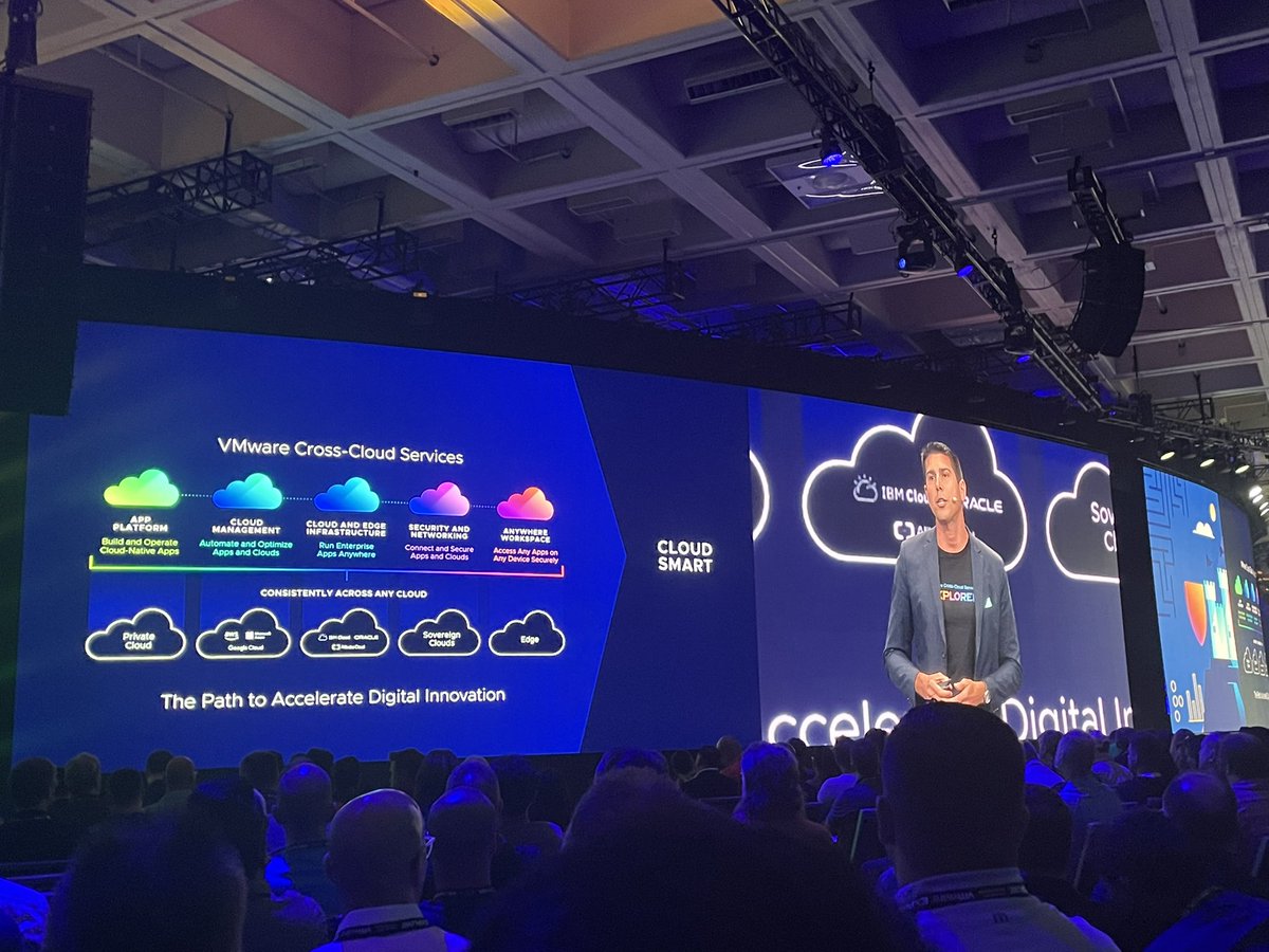 Bhouse563's tweet image. @kitcolbert and @AmandaBlev up next! Talking #cloudchaos and embracing #crosscloudservices #VMwareExplore2022 #cloudsmart #cloudfast