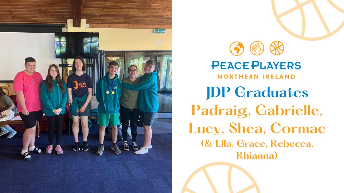 peaceplayersni's tweet photo. Congratualtions to all our participants for their participation in our programmes. But, a special congratualtions and best wishes to our graduates and JDP & LDP class of 2022 π
#Basketball #Leadership #ItsCoolToBeAPeacePlayer https://t.co/rQBsOtXWei