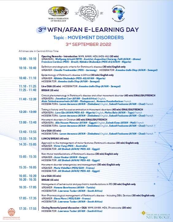AFANeurology's tweet photo. Register now for this FREE virtual programme!! 3rd september is right around the corner!!    
Dont wait! Register now -> https://t.co/blPpNAZ7Gx  
#WFNAFANelearning #education #MovementDisorder https://t.co/hZwqUGvm3J