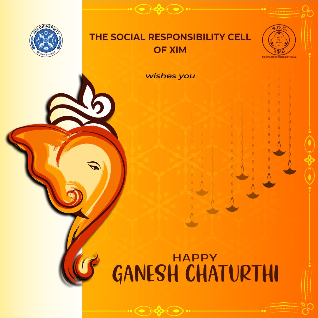 srcximb's tweet photo. Ganpati Bappa Morya!
On this auspicious occasion, may Lord Vinayaka,
provide us with wisdom and new beginnings,
take away all our obstacles,
and help us spread the message of togetherness.
SRC wishes everyone a Happy Ganesh Chaturthi!
#srcximb #ganeshchaturthi #ganesh https://t.co/WEPQQ3BjFl