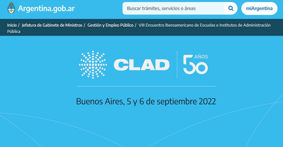CLAD_Org's tweet photo. #NotiCLAD #Argentina VIII Encuentro Iberoamericano de Escuelas e Institutos de Administración Pública: https://t.co/Fz71YNuydG Vea más Noticias de los Países Miembros del @CLAD_Org en https://t.co/0UfYqJqwvU https://t.co/ncZVlF8Dfq