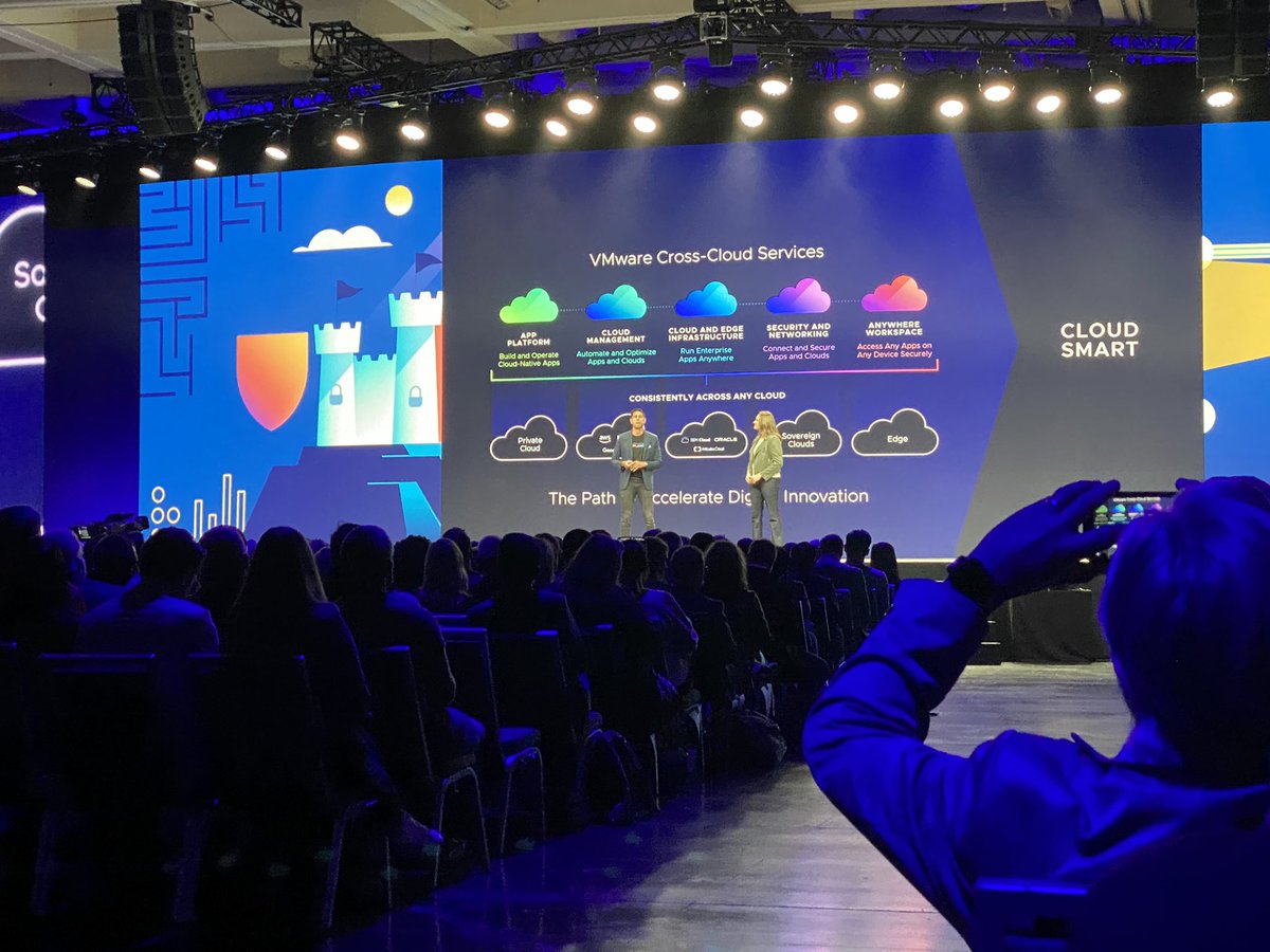 VMWare cross cloud services - key to enabling partners to deliver multi-cloud consistent management #VMwareExplore2022