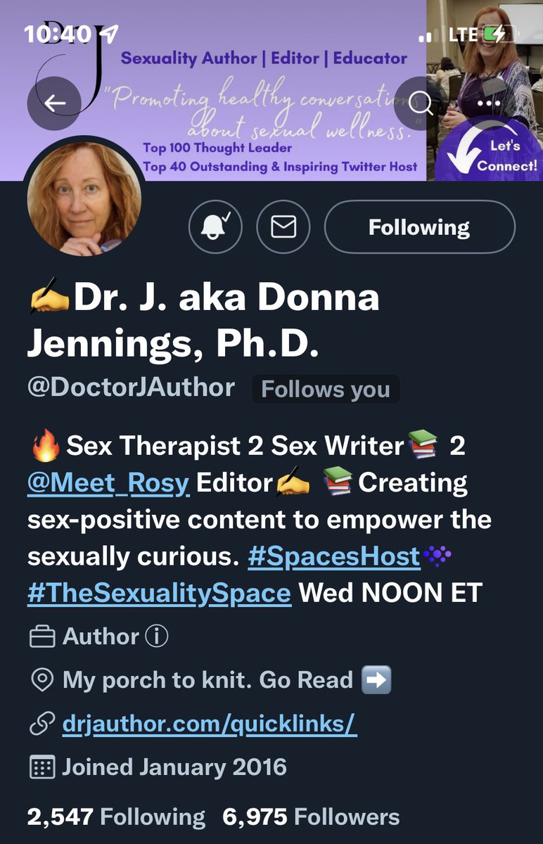NextOnStageOne's tweet photo. Friends, I want to personally introduce you to my friend Donna @DoctorJAuthor

This spunky redhead is not only an amazing person but a resource for people who are looking to get educated about sex. 

#lift #TwitterHost https://t.co/Yr9kvkQ5nZ