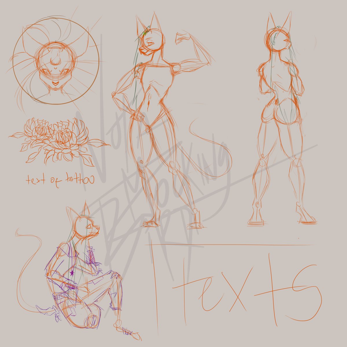 NotAMocka's tweet photo. WIP of my new ref <3
#furry #refsheet #referencesheet #sketch #WIP https://t.co/Bu6ysPhFPH