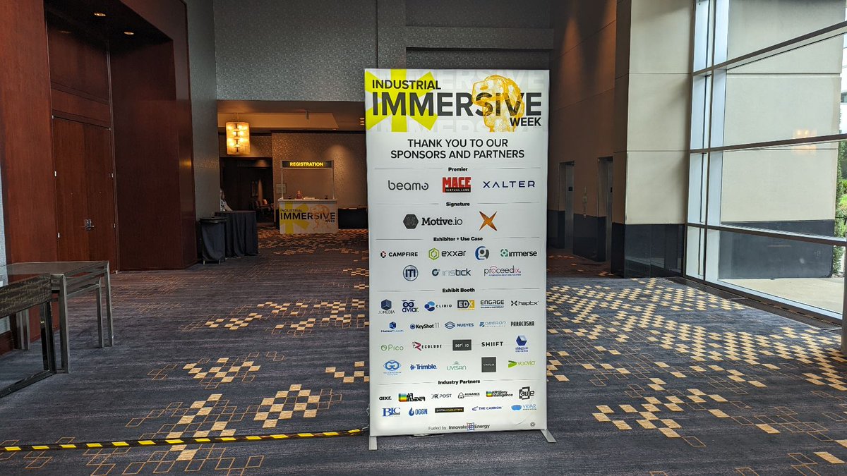 motive_io's tweet photo. We’re at @industrial_xr's #IndustrialIMMERSIVEWeek! 

Swing by and chat with us at booth 306. 😊 https://t.co/KLyOATXOMI