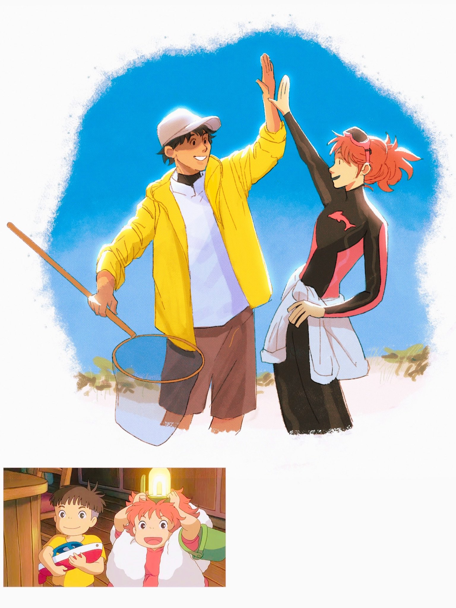 ponyo and sosuke grown up