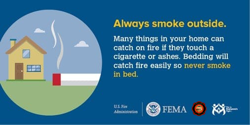 ksfiremarshal's tweet photo. It is always safer to #SmokeOutside. #SmokingFireSafety https://t.co/4v1zj30NXV