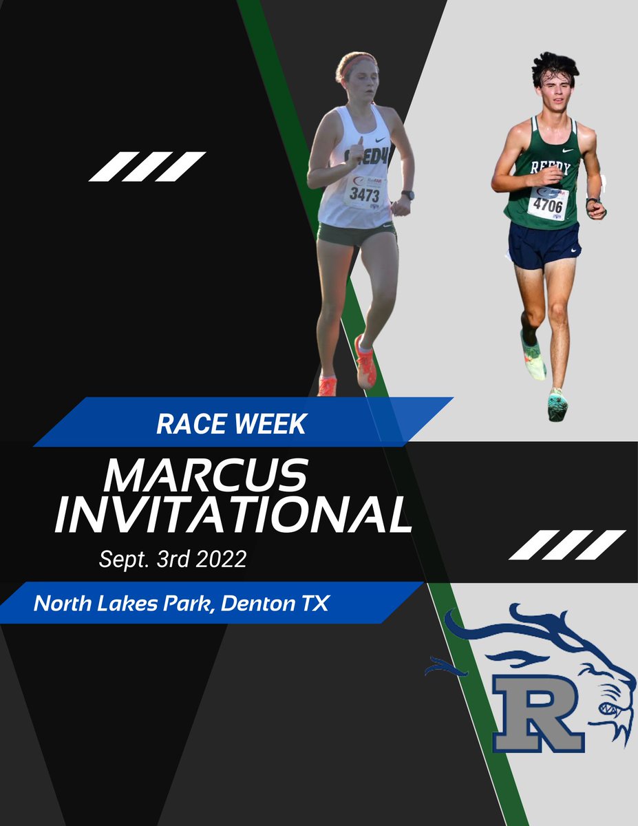 CoachScribner's tweet photo. Marcus Coach T Invitational this week. Time to Hunt! #runninreedy #RHSroar https://t.co/Dm2rGe3odO