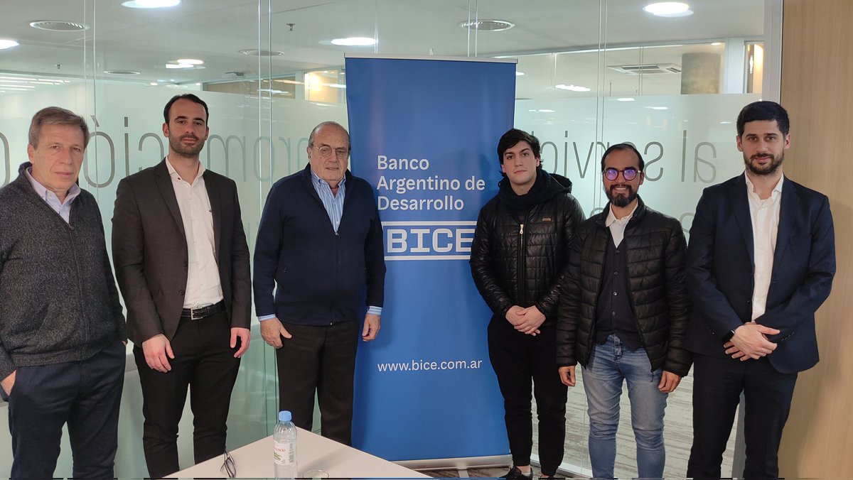 Hoy recibimos en el <a href="/bice_arg/">BICE</a> junto con <a href="/Maggiojulian_/">Julian Maggio</a>  a jóvenes de la <a href="/JCIBuenosAires/">JCI Buenos Aires</a> para conversar sobre posibilidades de colaboración con emprendedores de la industria del conocimiento.