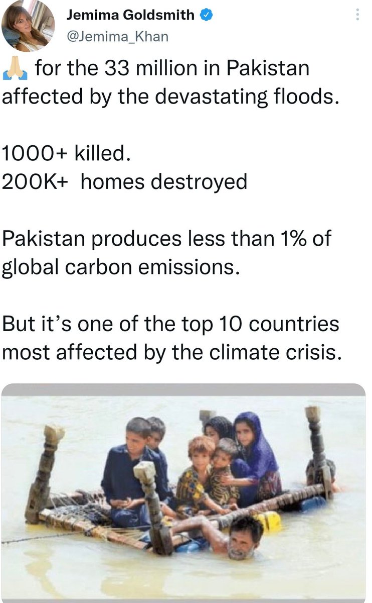 umairMarie786's tweet photo. @antonioguterres Pakistan produces less than 1% of carbon emissions and it is amongst top 10 countries most affected by climate change. https://t.co/D6P1Qjlqfh