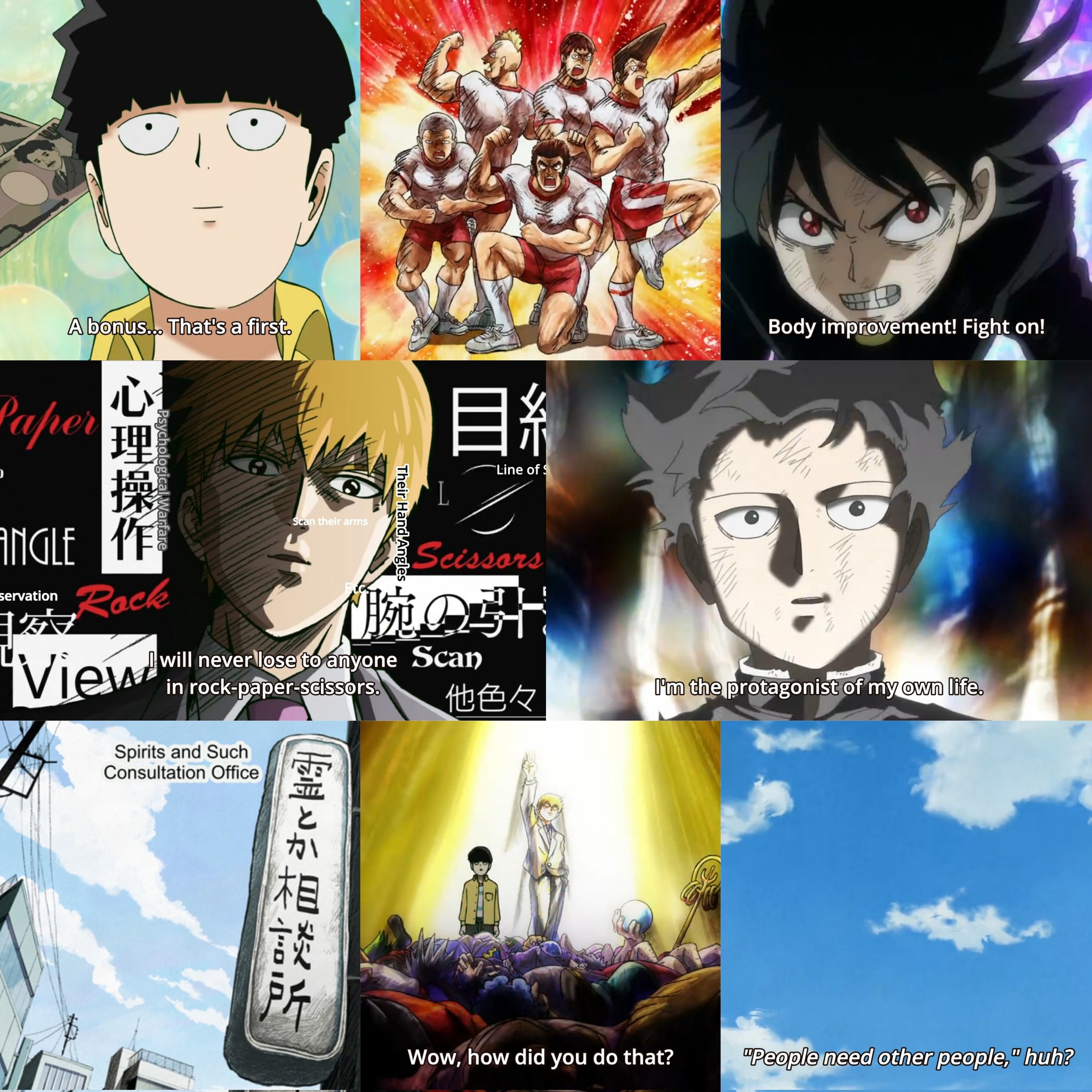 Kuhu🦋 on Twitter "Finished both the seasons of Mob Psycho 100, i love