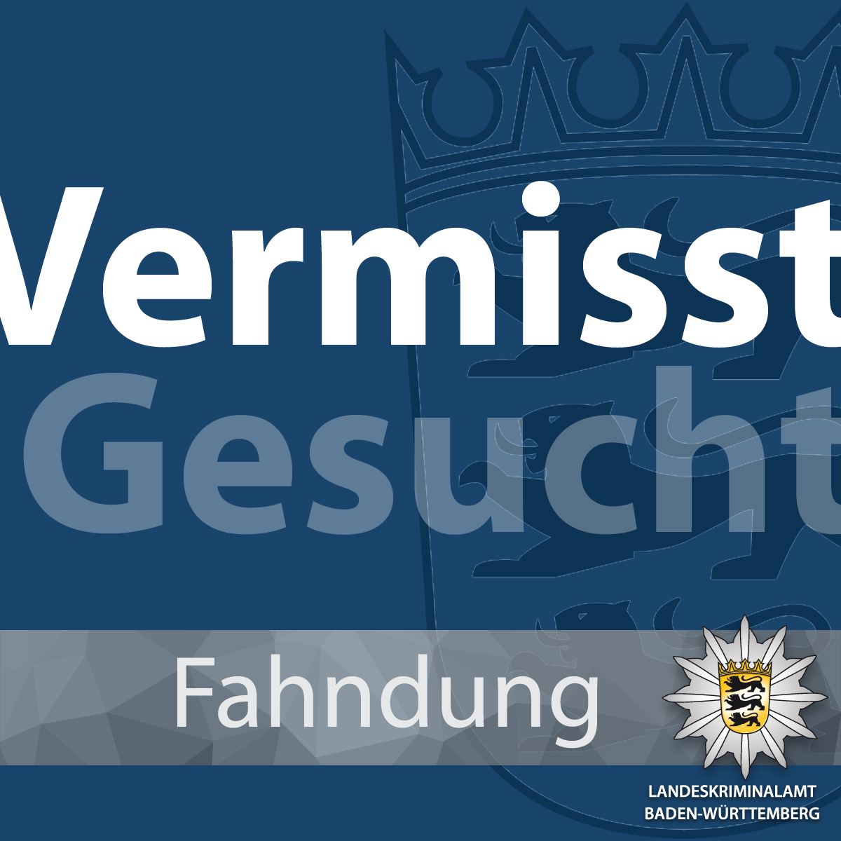 LkaBaWue's tweet photo. +++Vermisstenfahndung+++
Liebe Community,
die Polizei Freiburg sucht aktuell nach einer Vermissten im Raum Lottstetten.
Alle Informationen findet Ihr auf der Internetseite der Polizei Baden-Württemberg unter: https://t.co/PNcdZ2KRe6 https://t.co/ngfzS80Zfn