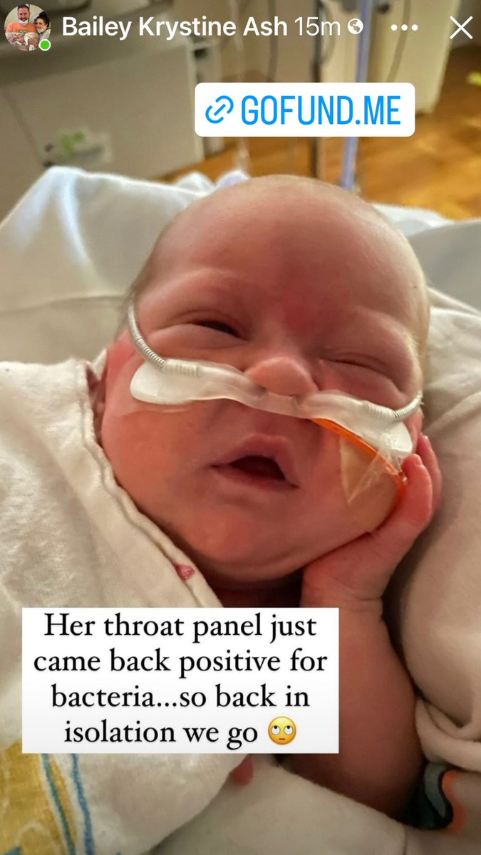 Latest on granddaughter, thank you all for prayers and support gofund.me/74f97411