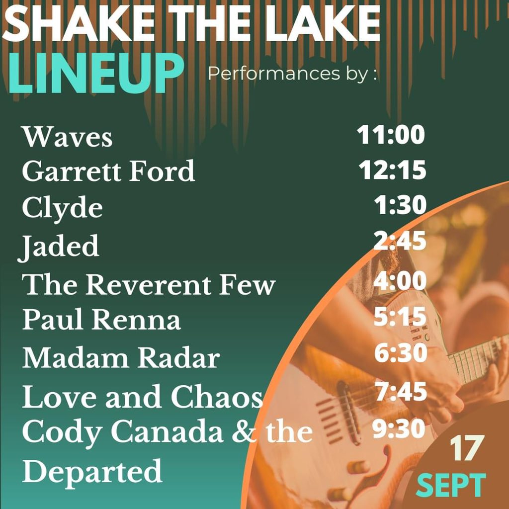 madamradarmusic's tweet photo. @shakeBenefit1 #ShakeTheLake https://t.co/ehaROSbPWY