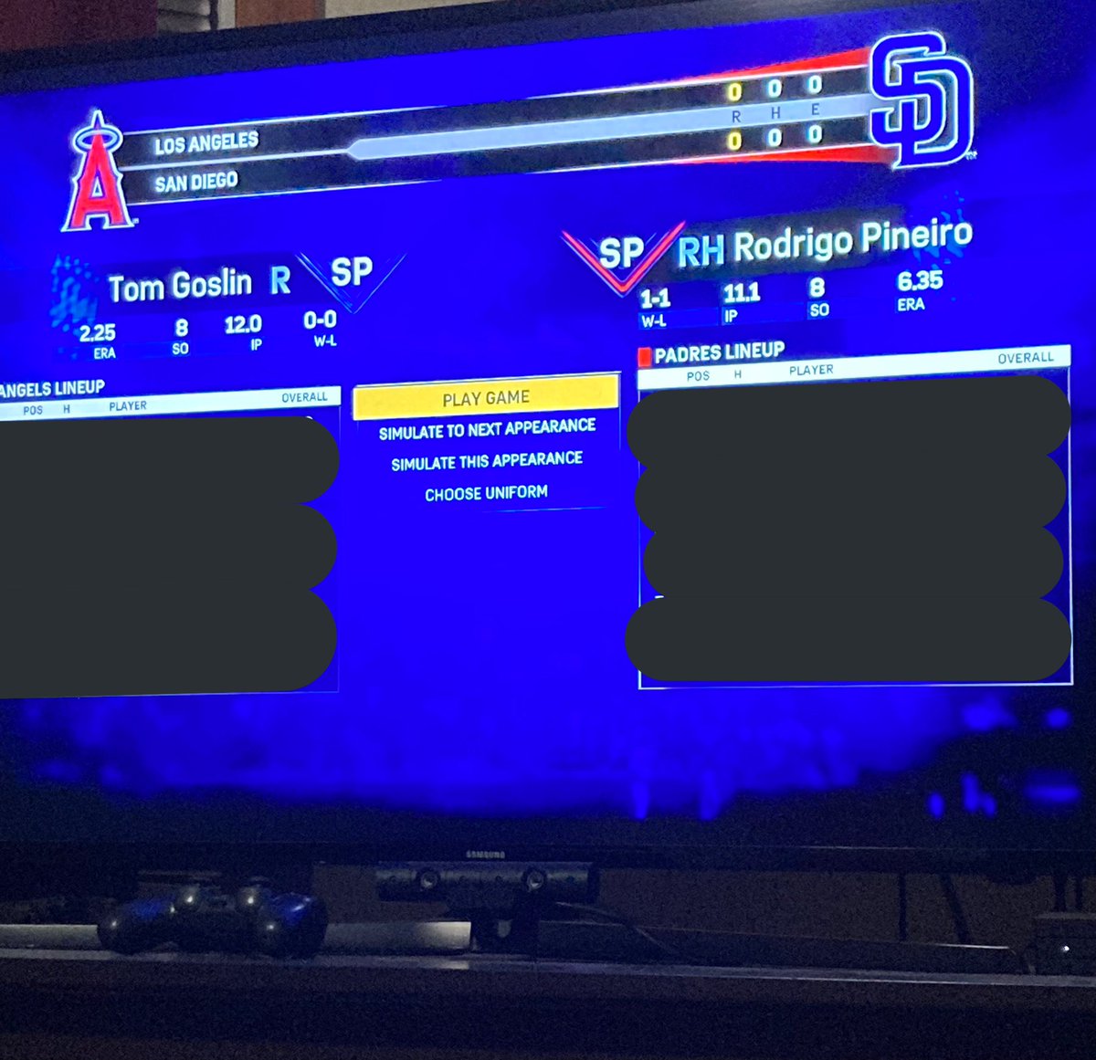 _Beastmode9000_'s tweet photo. Last time I posted about this I beat the Red Sox and won my 6th #WorldSeries in a row in my #MLB17 career with the Padres. Today, I’m going for 7 in a row, this time against the Angels! Will the streak live and I get closer to 10 in a row? Or will I fail? Stay tuned! #TimeToShine https://t.co/asOHFACAUM