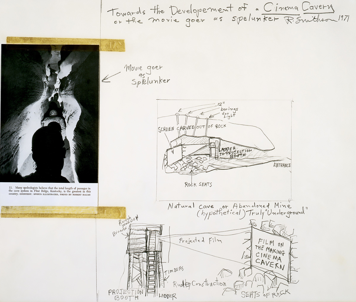 DuncanWhitley's tweet photo. Weirdly #Kimberlin in my subconscious probably stems from pouring over books in the library when I was studying Fine Art 20 years ago... this in particular from Smithson, even if at the time I was working exclusively with sound installation. https://t.co/NenCe1CQwN