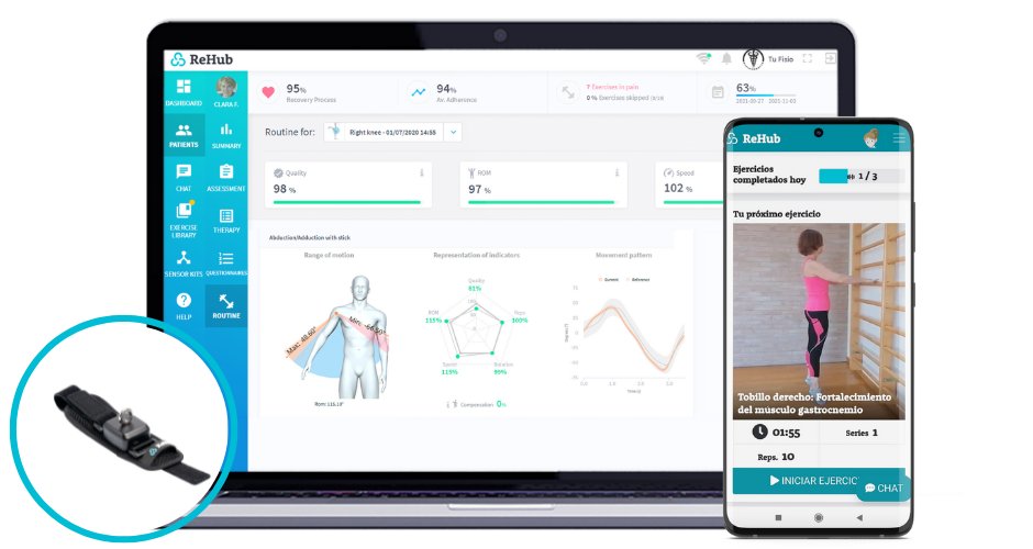 #ReHub permite que los #fisioterapeutas tengan el control de la recuperación de sus pacientes. Optimizando la gestión operativa, disminuyendo costes, proporcionando métricas objetivas e incrementando la adherencia al tratamiento 👩‍💻
👉 eu1.hubs.ly/H01zG4X0