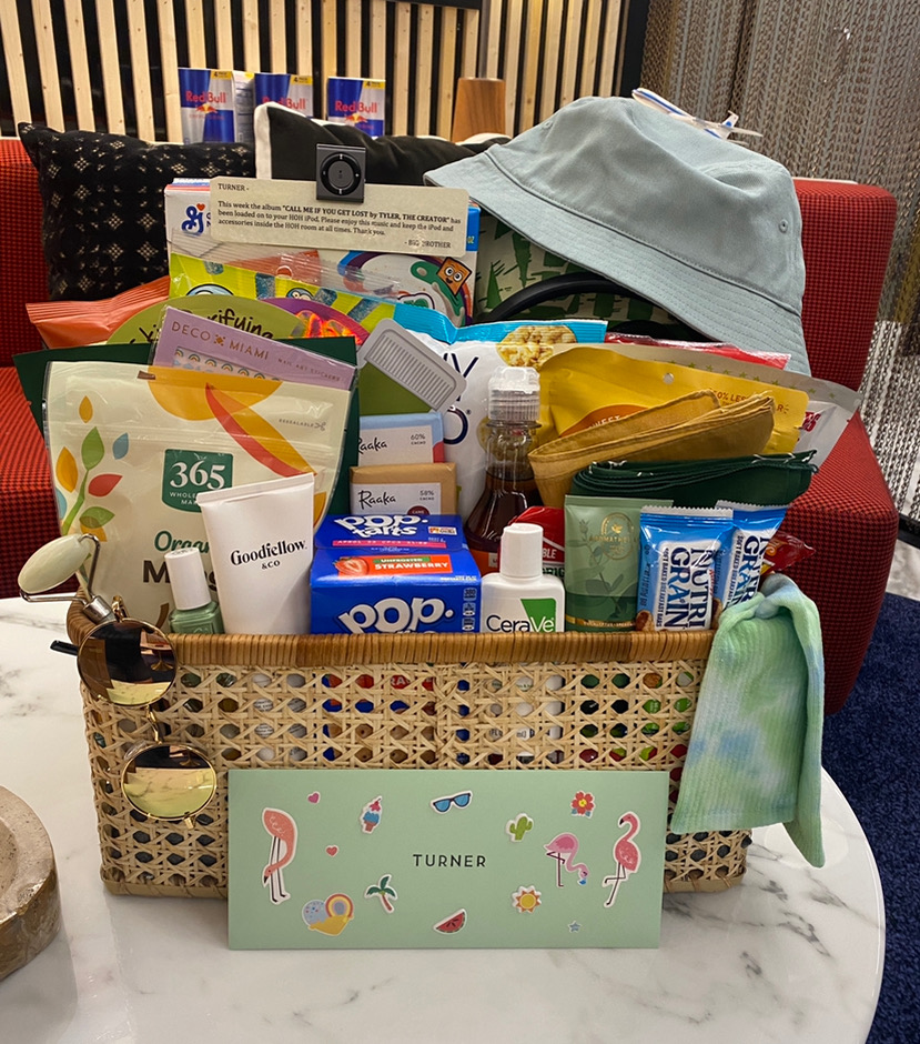 CBSBigBrother's tweet photo. #BBTurner is HOH for the second time this season and it's time to take a peek at his basket, pictures, and letter from home!😍🧺 #BB24 https://t.co/RPkjlFdx0n