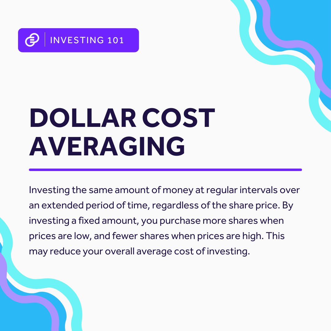 EndexApp's tweet photo. Investing the same amount of money every month takes the guesswork out of your budget and helps build strong habits. It can also reduce the average cost of investing. Get started with dollar cost averaging with #Endex today! 
#dollarcostaveraging #investing101 #investingstrategy https://t.co/HelsMtUB5f
