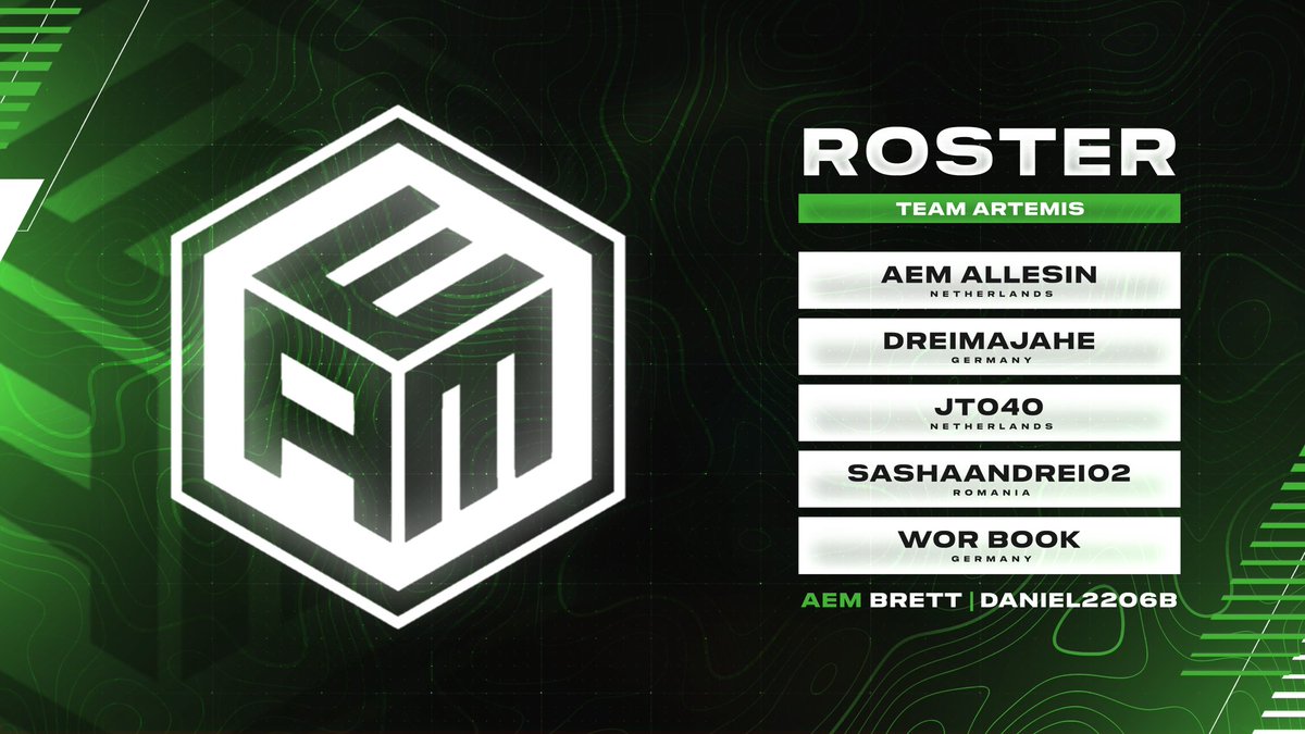 #TPSX | Season 2 Team Rosters

Q: 5th - <a href="/Team_AEM/">Team AEM</a> 

🟢@AEM_allesin 
🟢<a href="/DREIMAJAHE/">Jan Förstemann</a>
🟢<a href="/JT040/">JTnow_hr</a> 
🟢@AemSasha 
🟢<a href="/_BO0K/">.</a> 

A returning team from S1 last season, AEM have built some experience up over 2021 and are ready for 22! A surprisingly fantastic qualifying will make people think👀