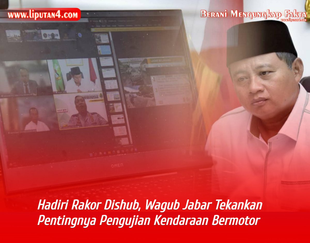 liputan4com's tweet photo. https://t.co/idOjClgnWd: Hadiri Rakor Dishub, Wagub Jabar Tekankan Pentingnya Pengujian Kendaraan Bermotor - https://t.co/1EmrP078ke https://t.co/w6WuILzRrs