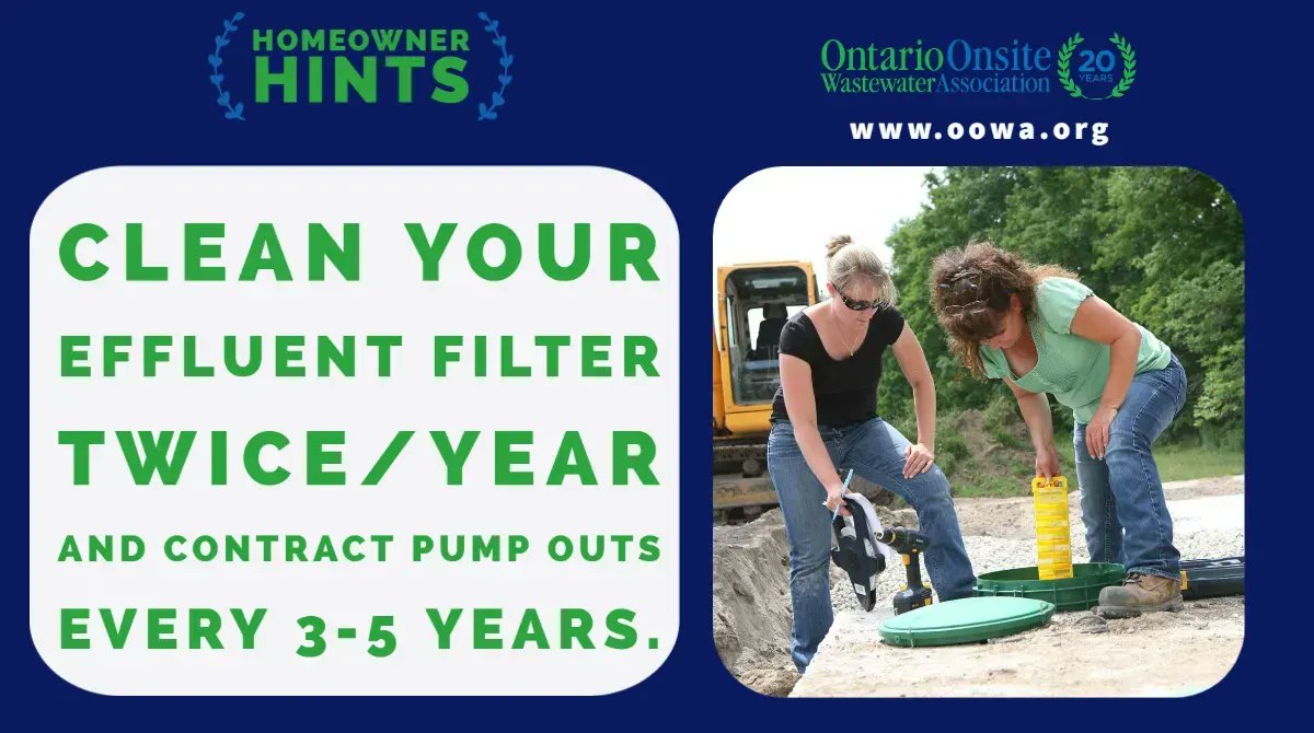 oowa_org's tweet image. #Cottage owners: When was your last #septic tank pump out? If it’s been more than 3-5 years, it’s worth scheduling a pump out now to ensure it’s done before the end of the #season. Find a pro here: buff.ly/3Olrs7M
@foca_info @cottagelife @TheOGWA @conont @CdnWaterNetwork