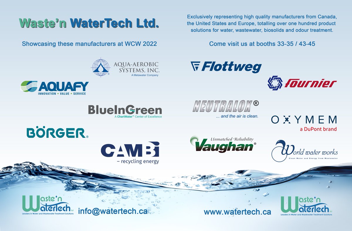 Wastenwatertech's tweet image. Join us September 13-14 in Calgary, AB for the Western Canada Water Conference! Stop by booth 33 to learn about the latest technologies we represent.
#wasteNwater #WCW2022 #wastewatertechnologies
@wcwwa @cityofcalgary