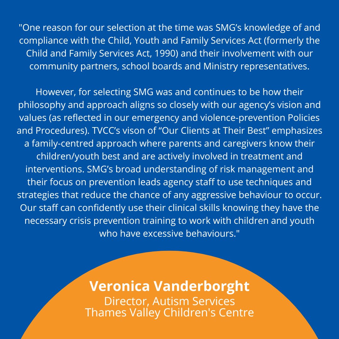 SafeMG's tweet photo. #TestimonialTuesday 

We worked closely with the Thames Valley Children's Centre team to make sure their vision and values were reflected in our training program. 

Connect with our team and let's talk about how we can support your organization best.

https://t.co/YOooKbEF78 https://t.co/UBtR8LLY4i