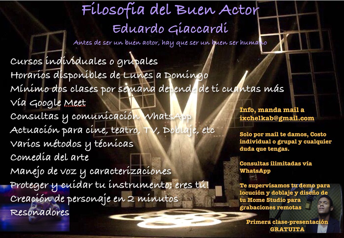 edugiac's tweet photo. Único y original. Primera clase-presentación gratuita. Info solo por ixchelkab@gmail.com los espero. https://t.co/XWfz9cHtKm