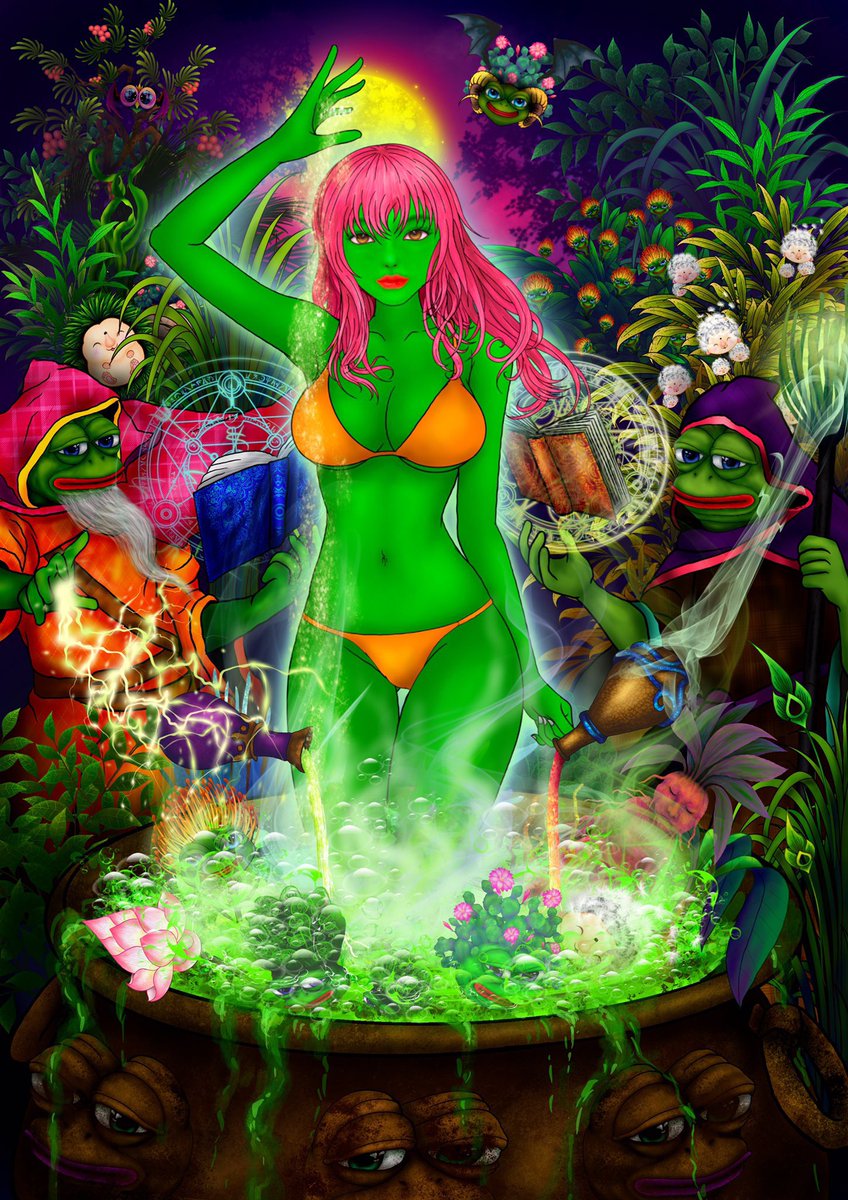 My first artwork  
on 
<a href="/foundation/">Foundation 🌐</a>
 is  Wizard PEPE potion 

Reserve 0.30 ETH

foundation.app/@Artteach/ap-7…

I Hope you enjoy and like this 

#pepe #Frogfam #NFTCommunity #NFTs #pepefrog  #PEPEnft #FoundationNFT #pepethefrog #PEPEFAM