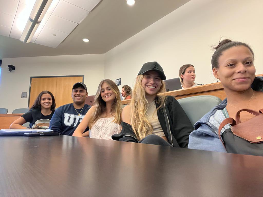 Alfonsogomezof's tweet photo. At our Social Media Marketing class at @FIU. Team 3 representing 
#WeAreFiu https://t.co/i9kvC9vHmN