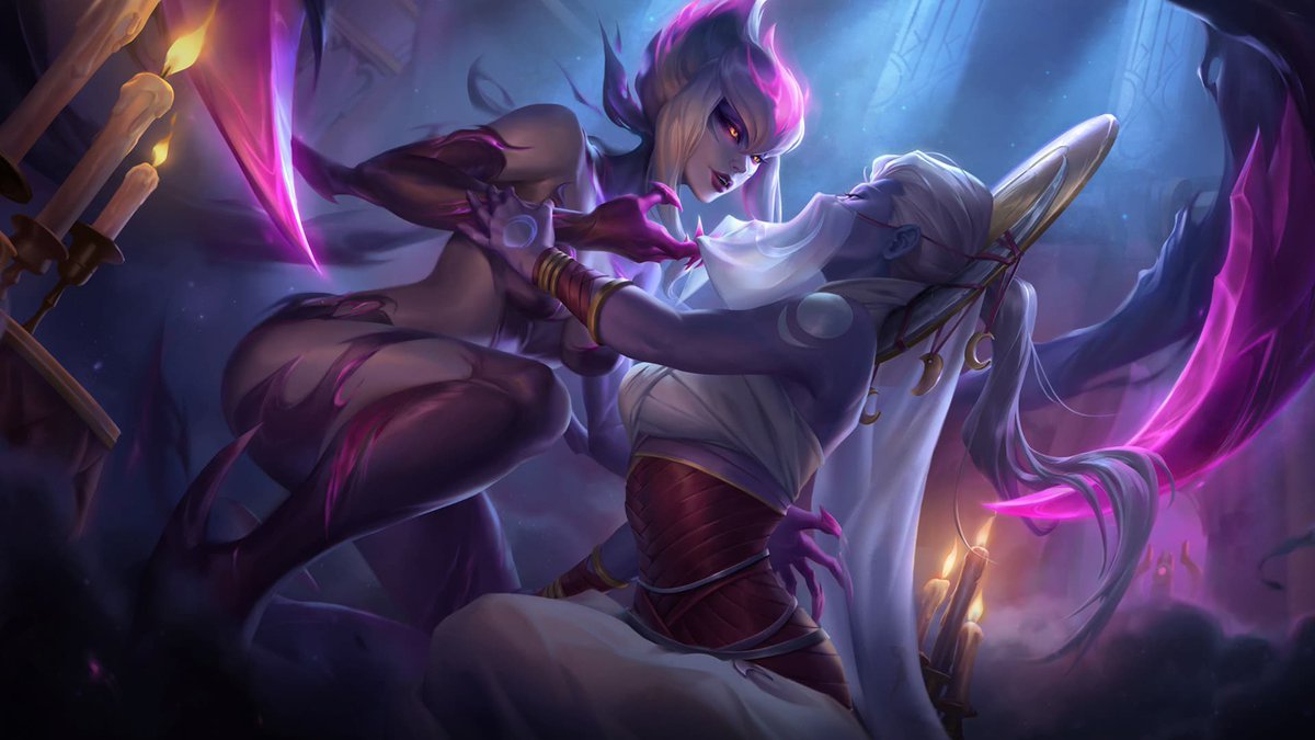 DumbsYT's tweet photo. I wish Evelynn was real… https://t.co/9oo9wJVaFX